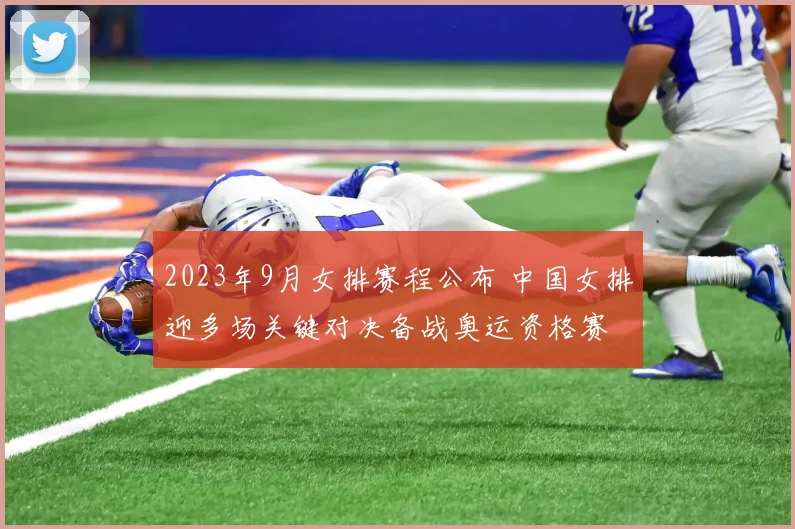 2023年9月女排赛程公布 中国女排迎多场关键对决备战奥运资格赛